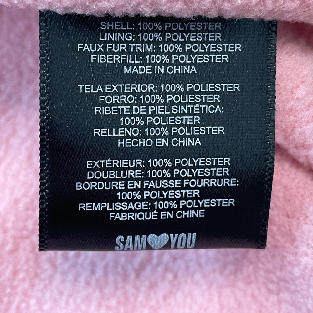 Sam Edelman Jacket Pink Sherpa Star
Puffer Youth L 14/16
NWT - Picture 7 of 11